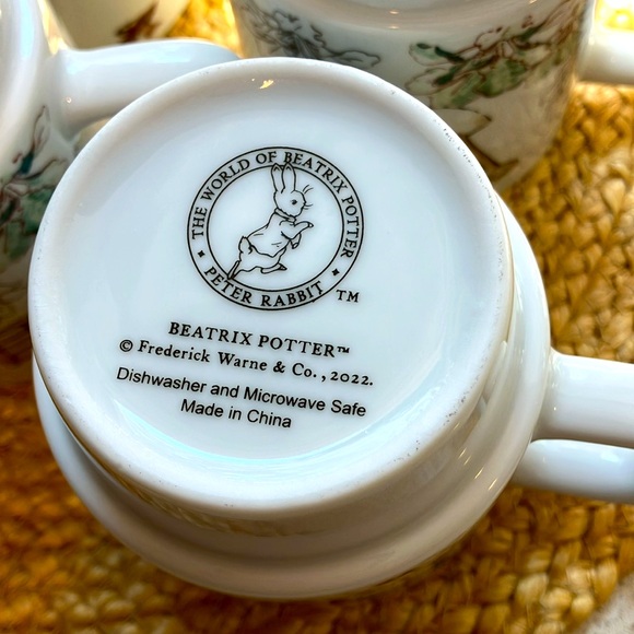 (4) Beatrix Potter Peter Rabbit Mugs - Picture 14 of 16